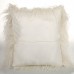Mongolian Lamb Wool Cushion Cover White Curly Fur Pillowcase 18*18inc High-grade 722970073296  201616364737
